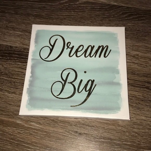 Blue and Gold “Dream Big” Sign - Picture 1 of 1